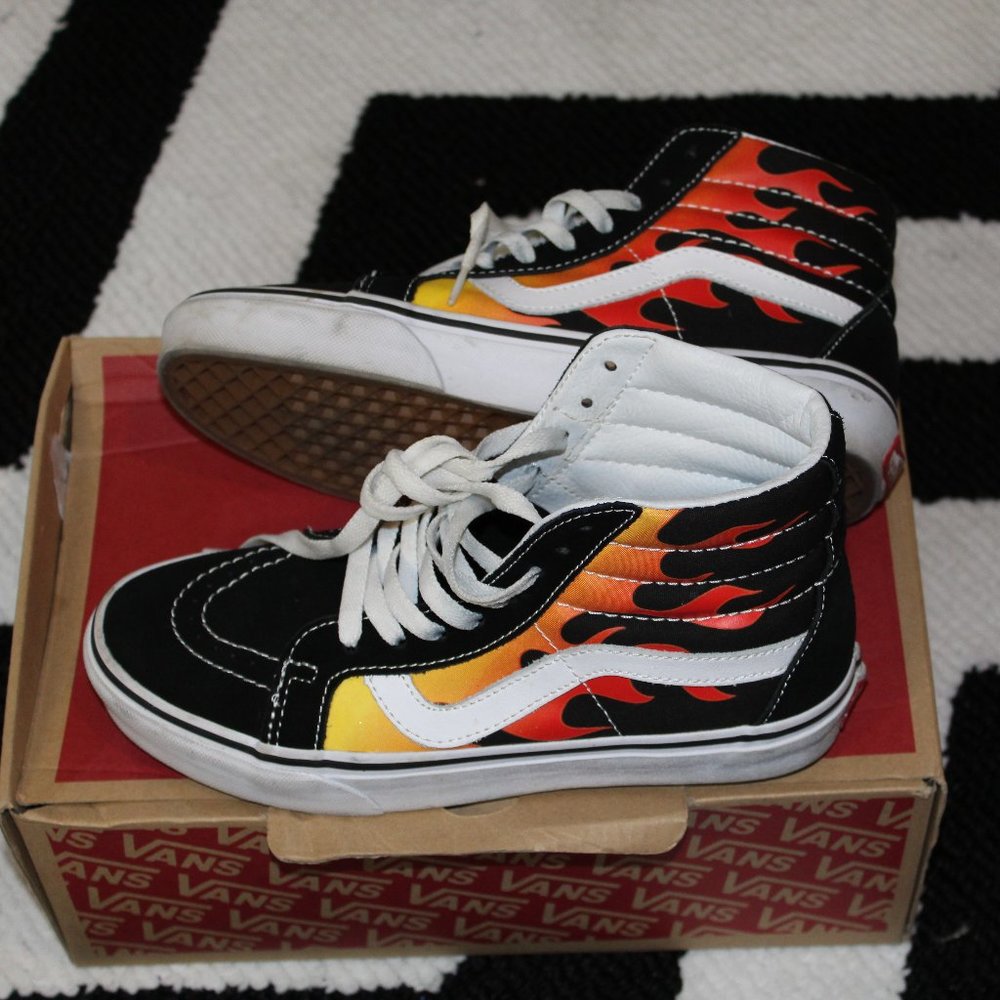Vans Sk8 Hi Flames